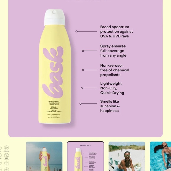 Bask SPF 50 spray sealed new - Picture 2 of 4